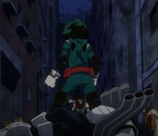 midoriya defending iida from stain